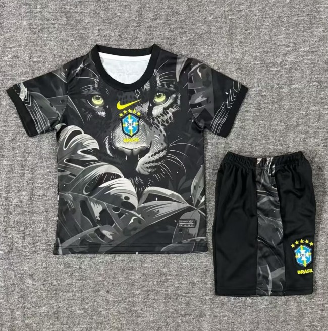 25-26 Brazil Special Edition Kids Soccer Jersey