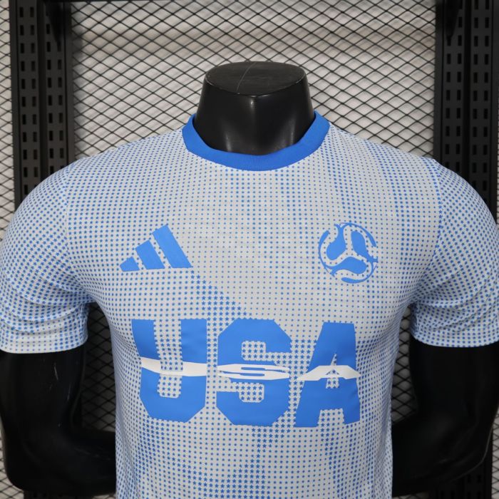 2026 USA World Cup Culture Promotion Blue Player Version Training shirts