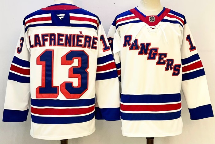 2025 NHL New York Rangers New Pattern Jersey