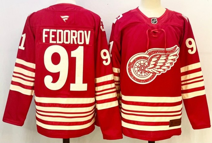 2025 NHL Detroit Red Wings New Pattern Jersey