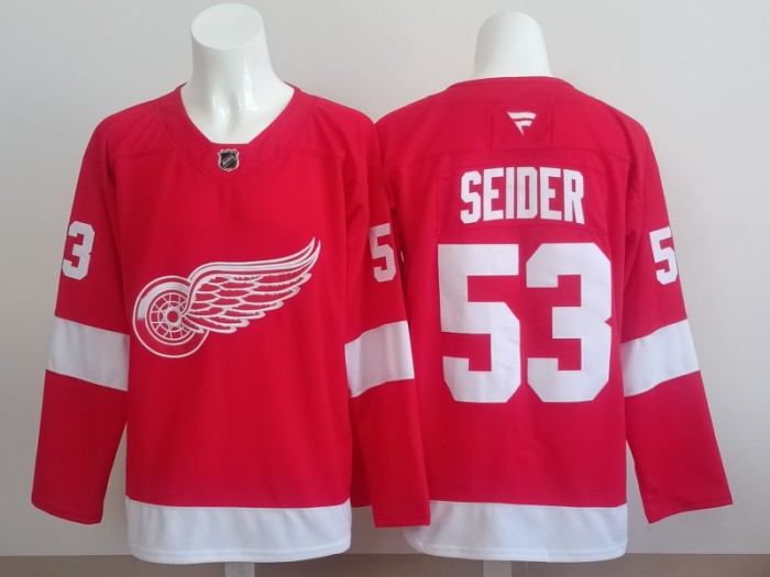 2025 NHL Detroit Red Wings New Pattern Jersey