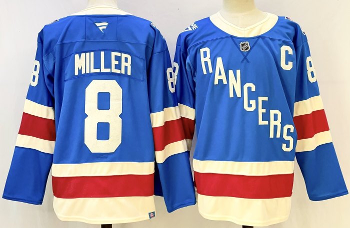 2025 NHL New York Rangers New Pattern Jersey