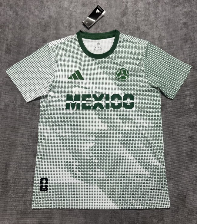 2026 Mexico World Cup Culture Promotion Green Fans Training shirts