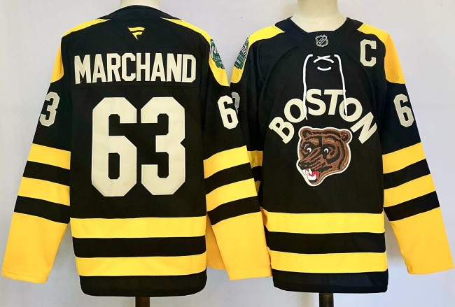 2025 NHL Boston Bruins New Pattern Jersey