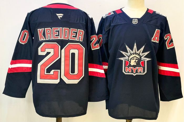 2025 NHL New York Rangers New Pattern Jersey