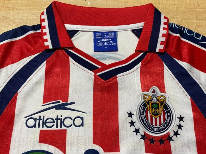 1999-2000 Chivas Home Long Sleeve Retro Soccer Jersey