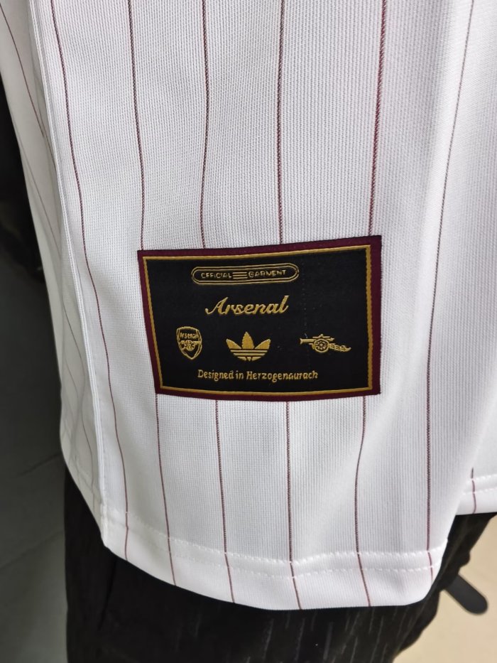 25-26 ARS White Casual Special Edition Player Version Soccer Jersey