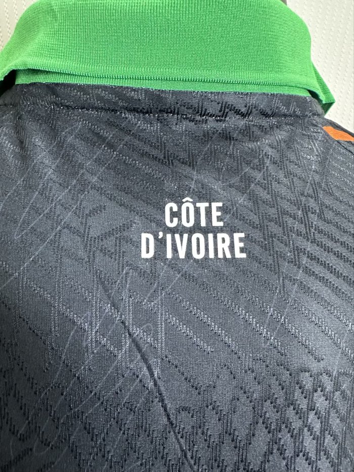 25-26 Cote d'Ivoire Black Special Edition Player Version Soccer Jersey
