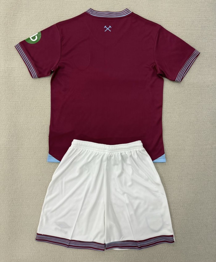 25-26 West Ham Home Adult Suit