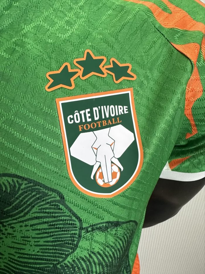 25-26 Cote d'Ivoire Green Special Edition Player Version Soccer Jersey