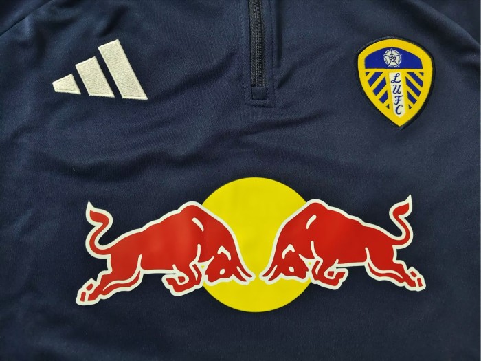 25-26 Leeds United High Quality Half Pull Tracksuit