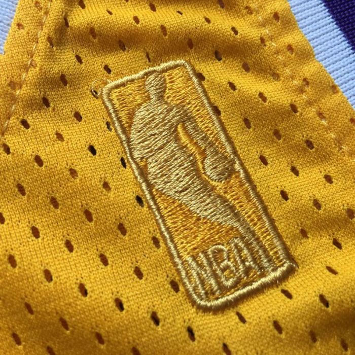 1996-1997 Lakers Bryant #8 Yellow Retro Top Quality Dense Embroidery NBA Jersey