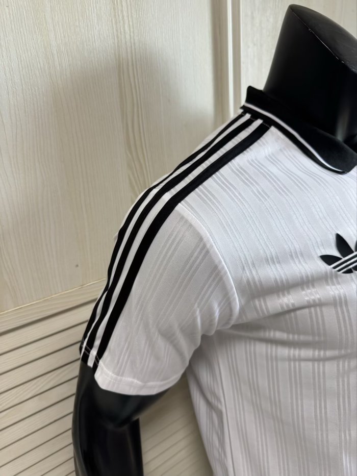 2025 AD Oasis Joint Edition #25 White Black Player Version Polo Short Sleeve