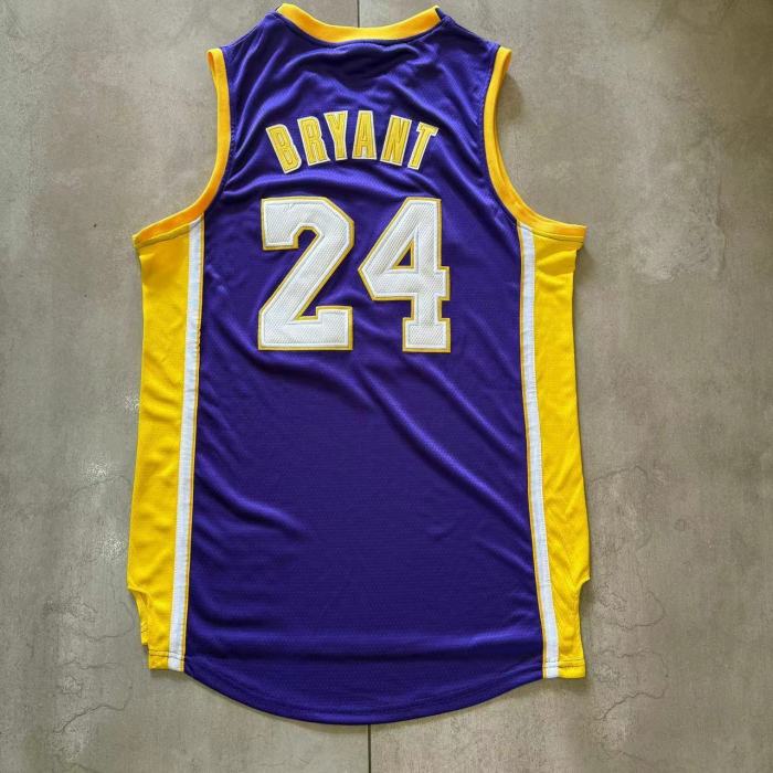 2008-2009 Lakers Bryant #24 Purple Top Quality Dense Embroidery NBA Jersey