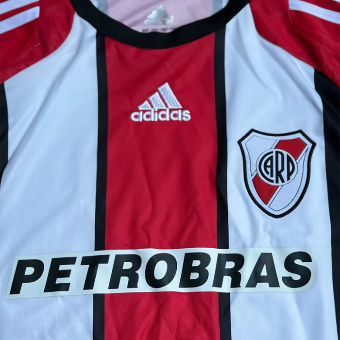 2007-2008 River Plate Away Retro Soccer Jersey