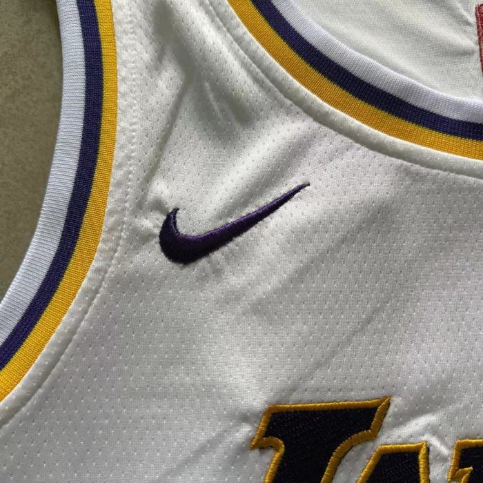2025 Lakers Dončić #77 White Top Quality Dense Embroidery NBA Jersey
