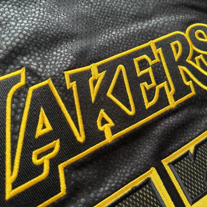 Lakers Dončić #77 Black Snake Pattern Top Quality Dense Embroidery NBA Jersey