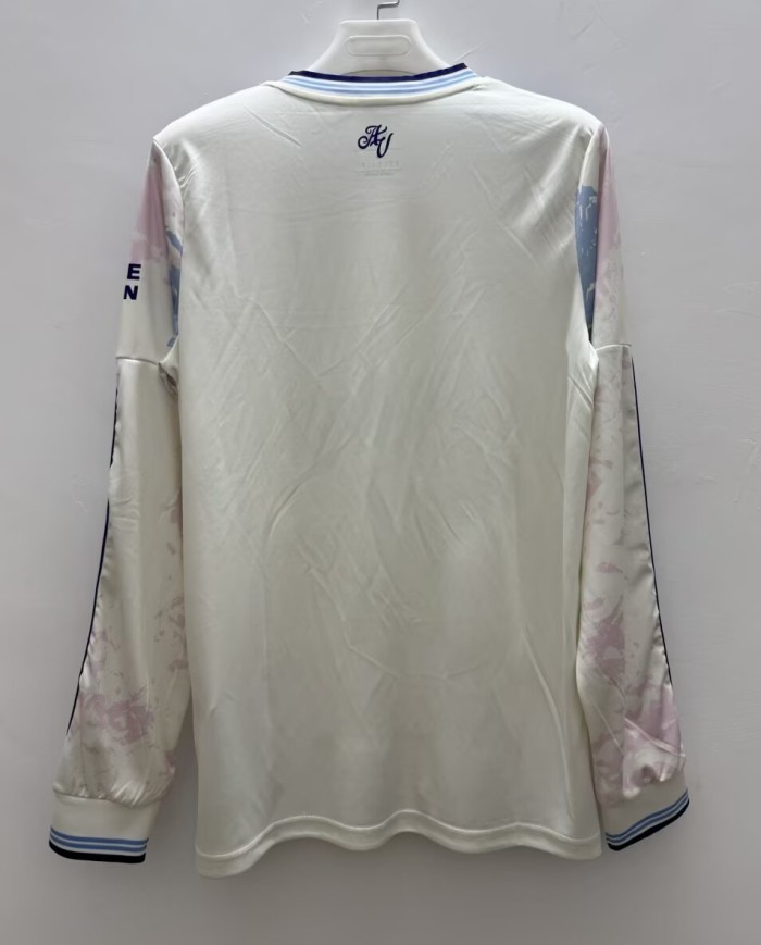 25-26 Aston Villa Third Long Sleeve Fans Soccer Jersey*长袖