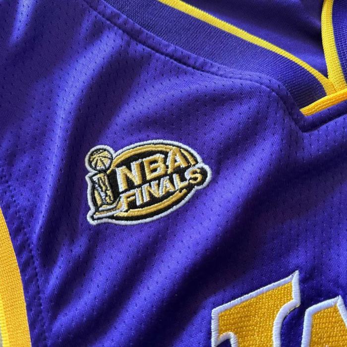 2000-2001 Lakers Bryant #8 purple Top Quality Dense Embroidery NBA Jersey