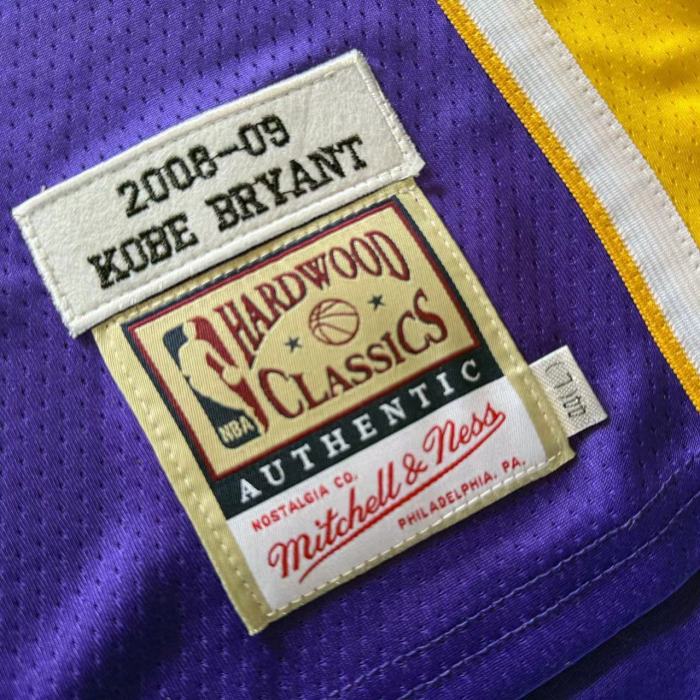 2008-2009 Lakers Bryant #24 Purple Top Quality Dense Embroidery NBA Jersey