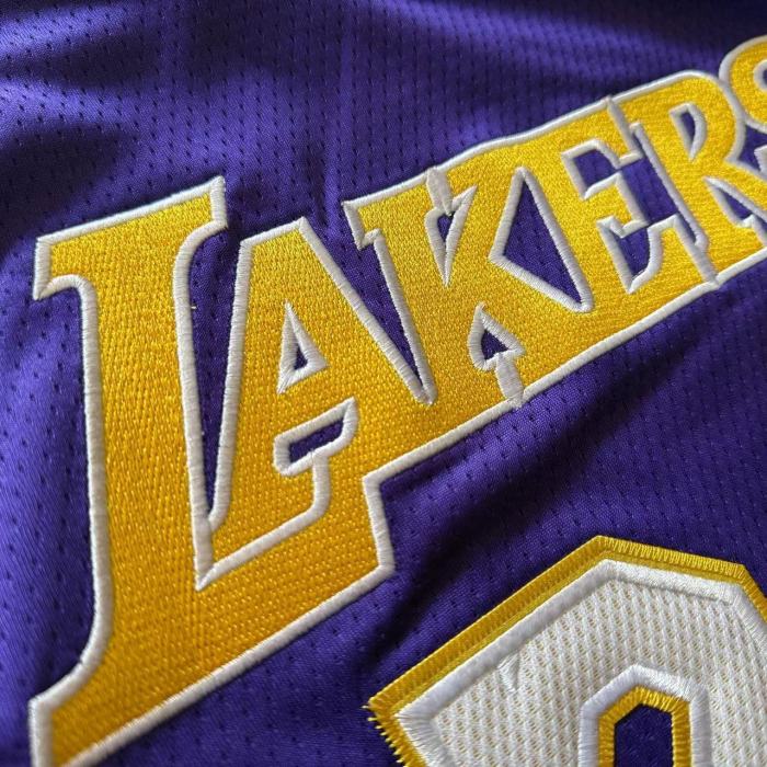 2008-2009 Lakers Bryant #24 Purple Top Quality Dense Embroidery NBA Jersey