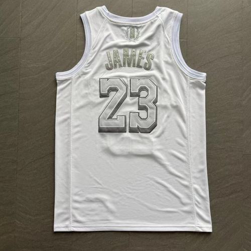 Lakers Lebron James #23 MVP Top Quality Dense Embroidery NBA Jersey
