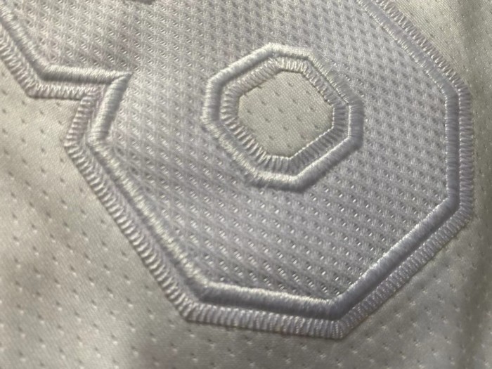 Lakers Bryant #8 White Retro Top Quality Dense Embroidery NBA Jersey