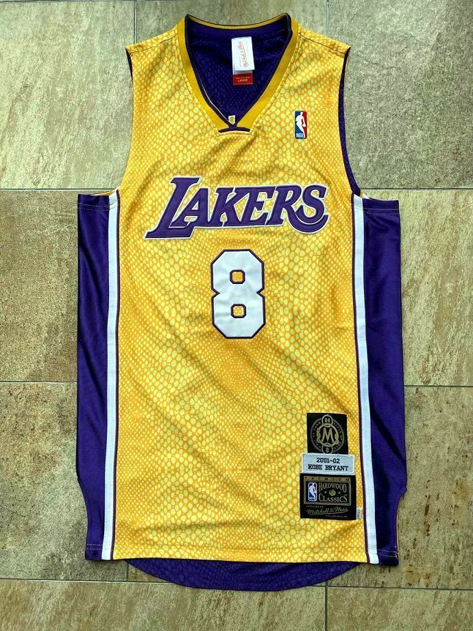 Lakers Bryant #24 #8 Hall of Fame Two-sided Top Quality Dense Embroidery NBA Jersey