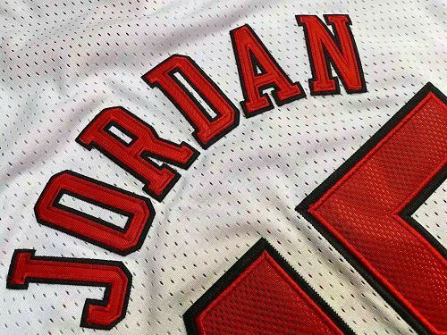 1994-1995 NBA Bulls Jordan#45 Retro White Top Quality Dense Embroidery Jersey