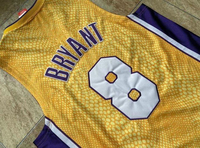 Lakers Bryant #24 #8 Hall of Fame Two-sided Top Quality Dense Embroidery NBA Jersey