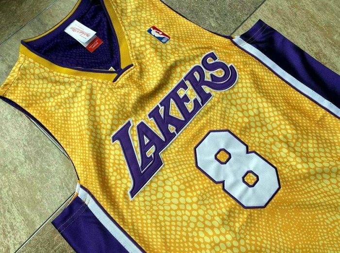 Lakers Bryant #24 #8 Hall of Fame Two-sided Top Quality Dense Embroidery NBA Jersey