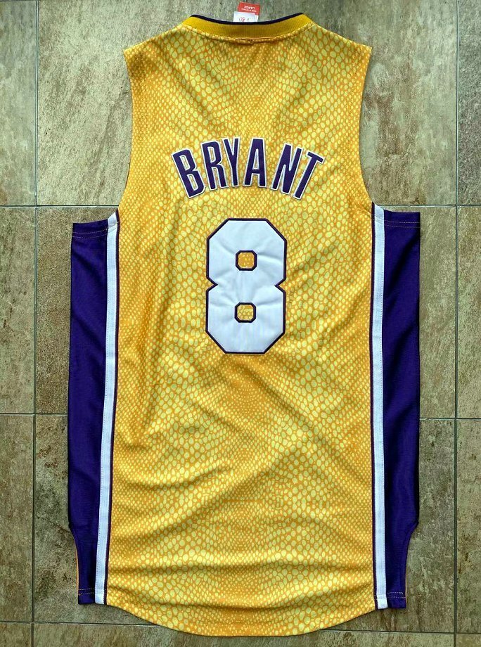 Lakers Bryant #24 #8 Hall of Fame Two-sided Top Quality Dense Embroidery NBA Jersey