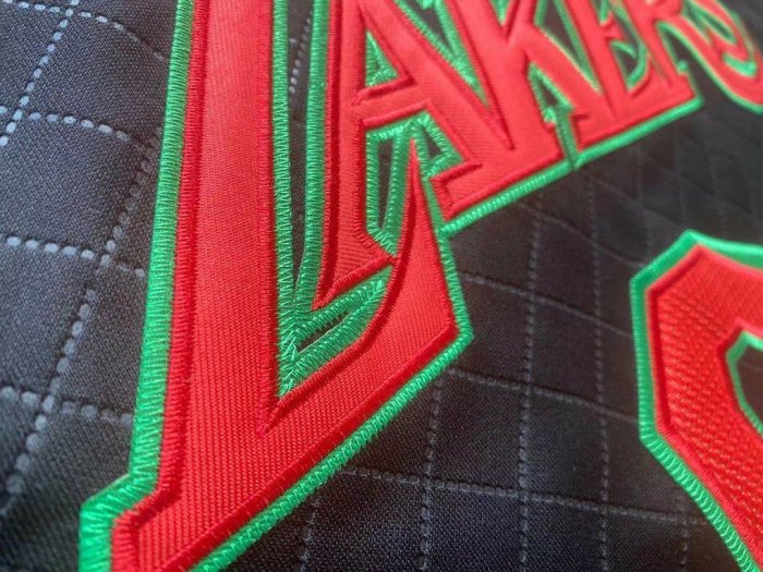 1996-1997 Lakers Bryant #8 Black Retro Top Quality Dense Embroidery NBA Jersey