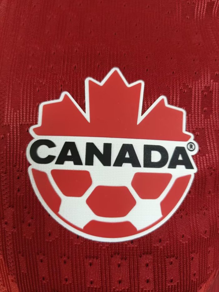 2026 Canada Home Player Version Soccer Jersey