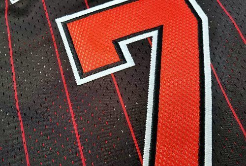 1995-1996 NBA Bulls Kukoc #7 Retro Top Quality Dense Embroidery Jersey