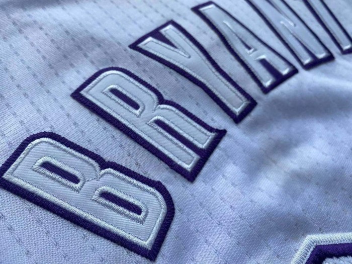 Lakers Bryant #24 Christmas White Top Quality Dense Embroidery NBA Jersey