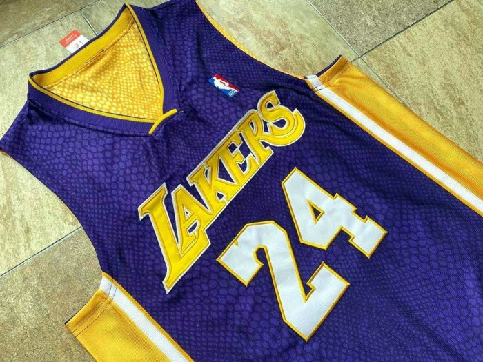 Lakers Bryant #24 #8 Hall of Fame Two-sided Top Quality Dense Embroidery NBA Jersey