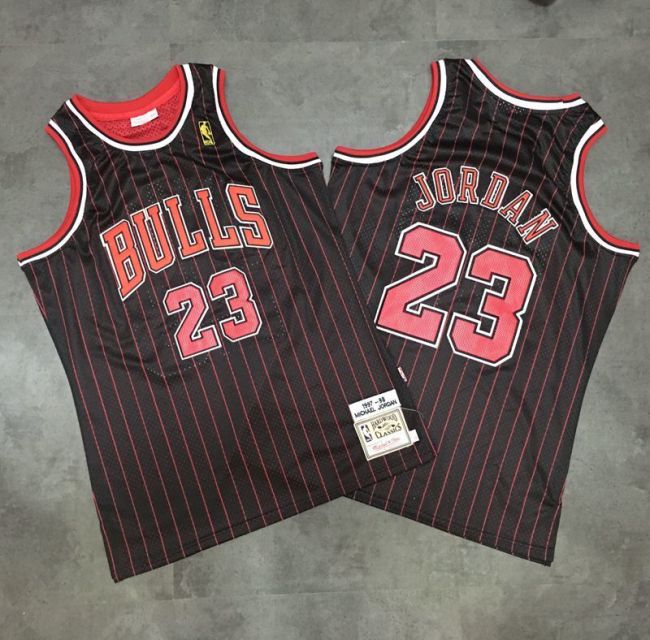 1995-1996 NBA Bulls Jordan#23 Retro Top Quality Dense Embroidery Jersey