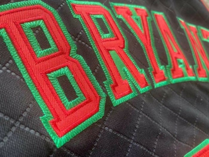 1996-1997 Lakers Bryant #8 Black Retro Top Quality Dense Embroidery NBA Jersey