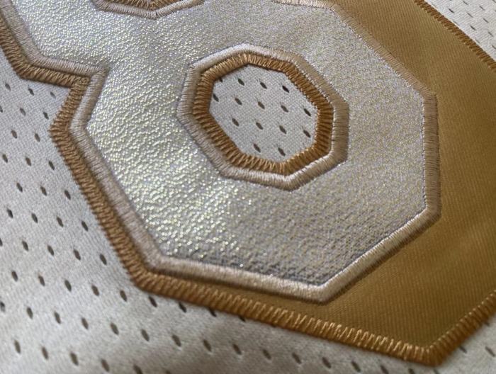 1996-1997 Lakers Bryant #8 Golden Retro Top Quality Dense Embroidery NBA Jersey