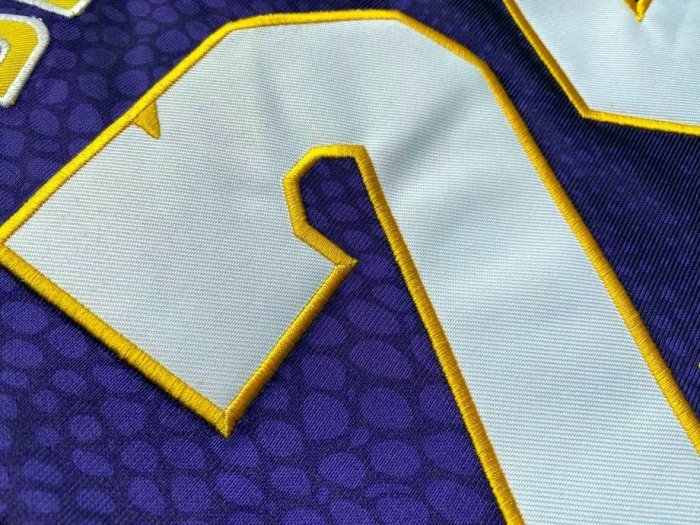 Lakers Bryant #24 #8 Hall of Fame Two-sided Top Quality Dense Embroidery NBA Jersey
