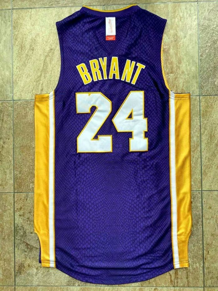 Lakers Bryant #24 #8 Hall of Fame Two-sided Top Quality Dense Embroidery NBA Jersey