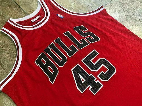 1994-1995 NBA Bulls Jordan #45 Retro Top Quality Dense Embroidery Jersey