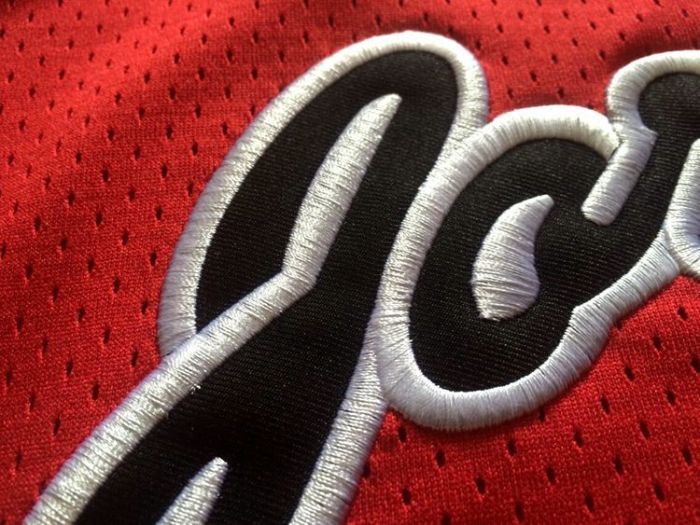 NBA Bulls Jordan#23 Red Commemorative Edition Top Quality Dense Embroidery Jersey