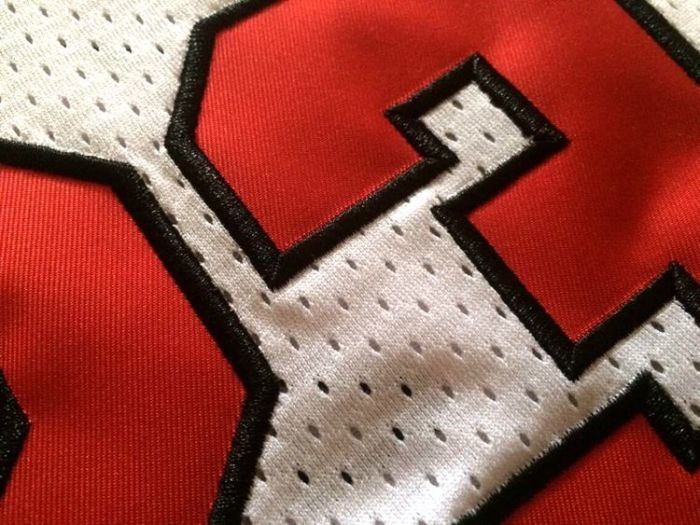 NBA Bulls Jordan#23 White Commemorative Edition Top Quality Dense Embroidery Jersey