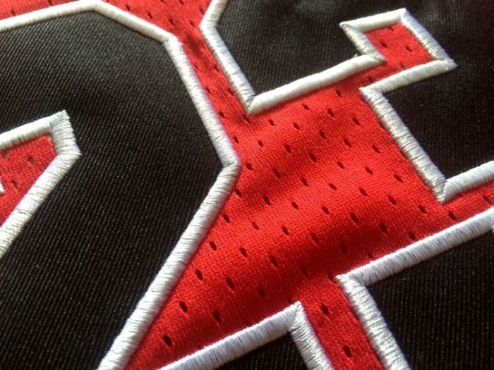 NBA Bulls Jordan#23 Red Commemorative Edition Top Quality Dense Embroidery Jersey