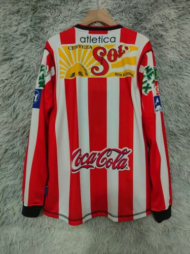 2002-2003 Chivas Home Long Sleeve Retro Soccer Jersey
