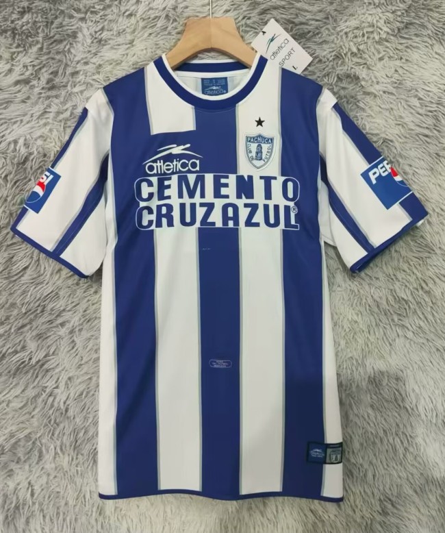 2001-2002 Pachuca Home Retro Soccer Jersey