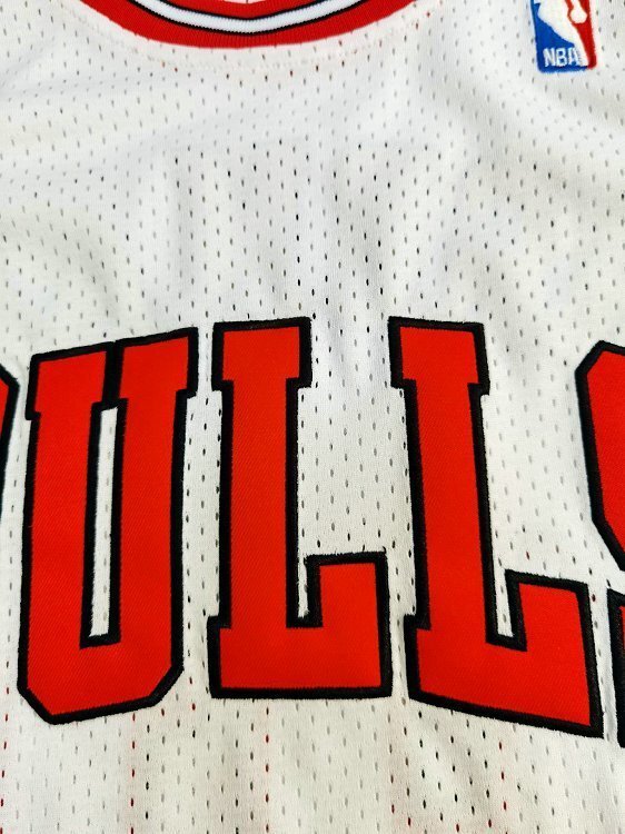 1997-1998 NBA Bulls Rodman #91 Retro Top Quality Dense Embroidery Jersey