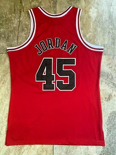 1994-1995 NBA Bulls Jordan #45 Retro Top Quality Dense Embroidery Jersey